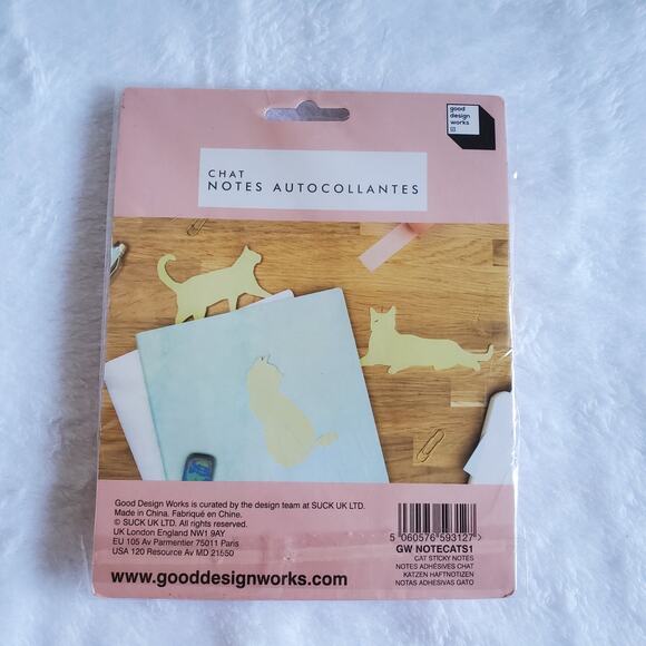 Cat Sticky Note Pads - Picture 2 of 5